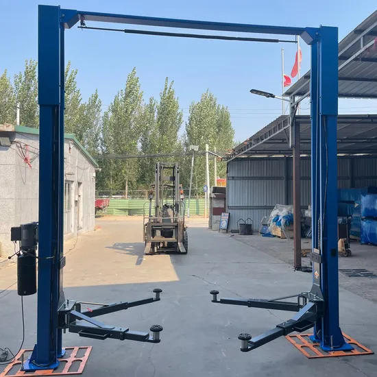 CE Certificated Two Post Hydraulic Clear Floor Car Lift for Sale
