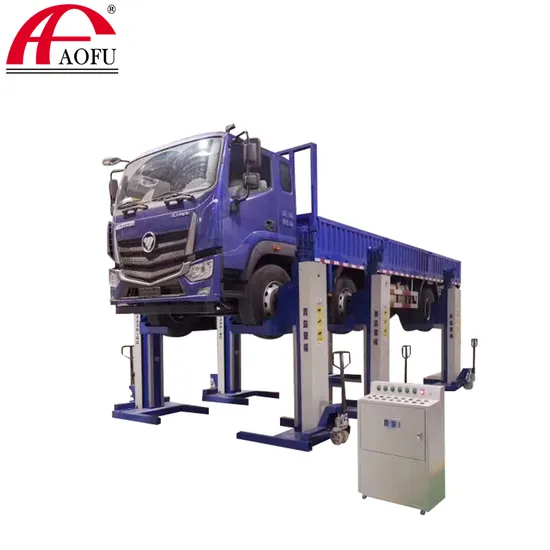 Manufacturer Cheap Price Portable Bus Lift Heavy Duty 6 Column Lift