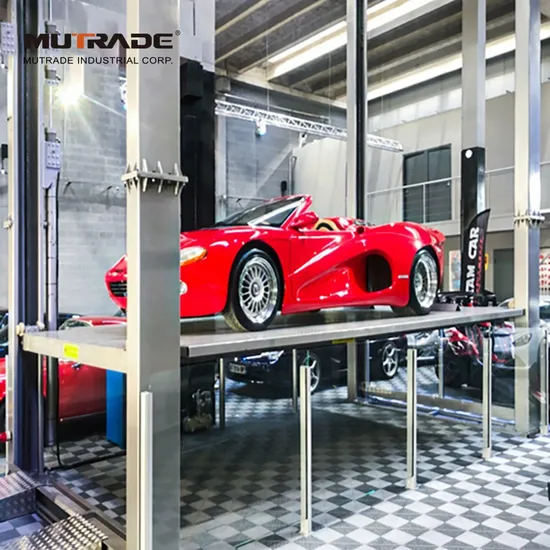 Four Post Car Parking Vertical Lift Hydraulic Lifting