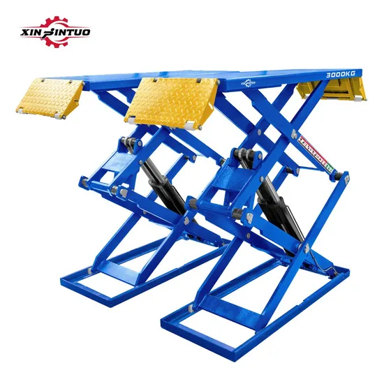 Xinjintuo Super Thin on Ground Hydraulic Garage Scissor Car Lift for Sale