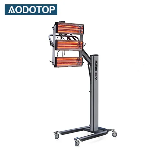 Aodotop Automotive Paint Equipment Curing Lamp Shortwave Car Body Repair Baking Vehicle Paint Shop Infrared Curing Lamp IR Lamp for Drying