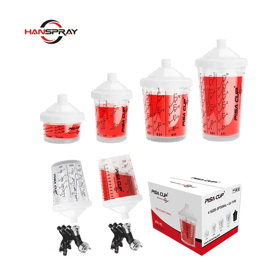 600cc Paint Spray Gun Mixing Pisa Cup Kit