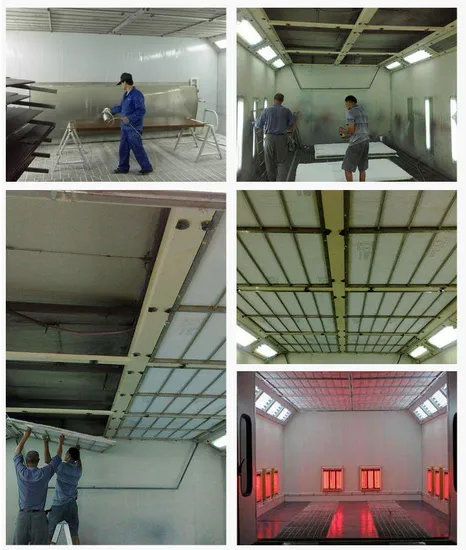 China Cheap Car Paint Spray Booth Machine Equipment Car Painting Price Spray Booth for Sale