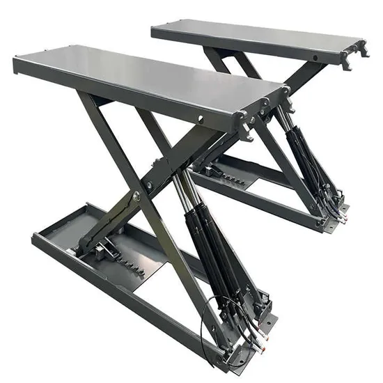 Factory Direct Sale MID Rise Scissor Car Lift 4 Ton Hydraulic Garage Car Lift