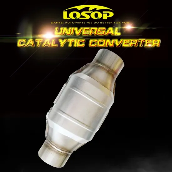 China Manufacturing Plant Direct Automotive Exhaust System Universal Catalytic Converter High Flow Honeycomb Ceramic Carrier Catalytic Converters