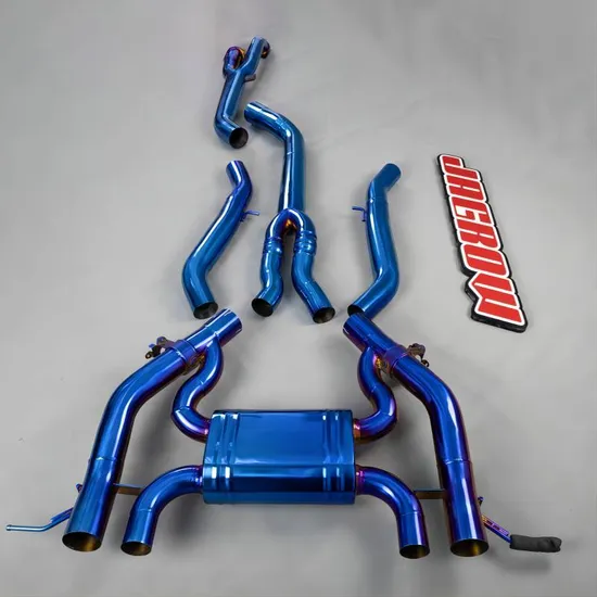 Customized Titanium Exhaust Catback with Single Midpipe for BMW M3 M4 G80 G82 G8X