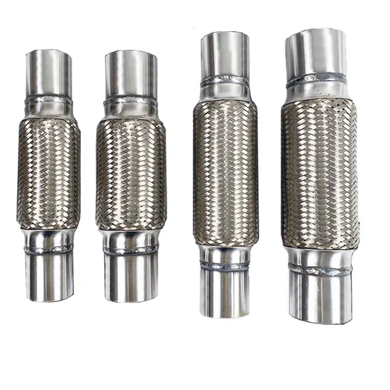 Car Catalytic Converter Exhaust Muffler Ss201 SS304 Ss409 Inner Braid Outlock 2.5" 3" 3.5" Exhaust Flexible Pipe