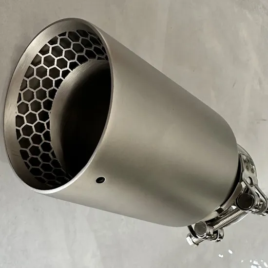 Universal New Design Stainless Steel Exhaust System Tip Internal Punching Clamp