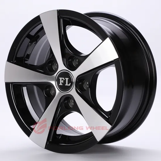 Forlong Wheel 13inch Black TUV Certificate Horse Trailer Alloy Wheel 6jx13 5stub on 112mm Fitting Tyre 185r13c for Sale