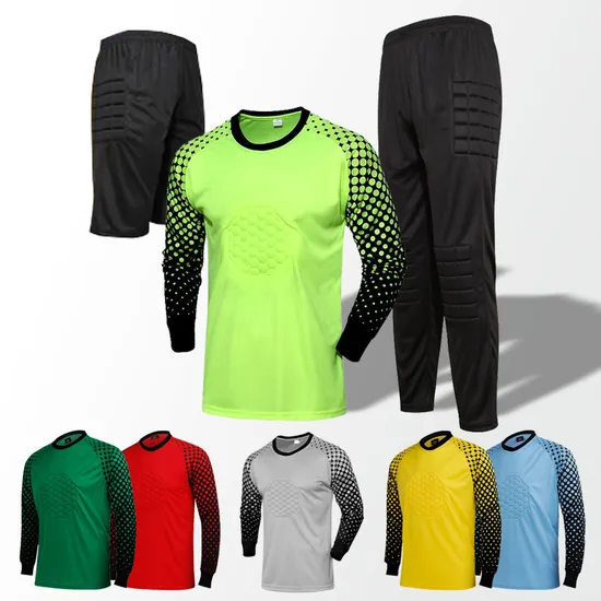 Football Goalkeeper Soccer Uniform Adult Children Football Shirt Long-Sleeved Game Training Uniform