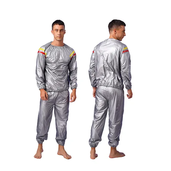 Weight Loss Heavy Duty Sweat Sauna Suit for Men Women Exercise Gym Suit for Fitness Training Gym Jacket Pant