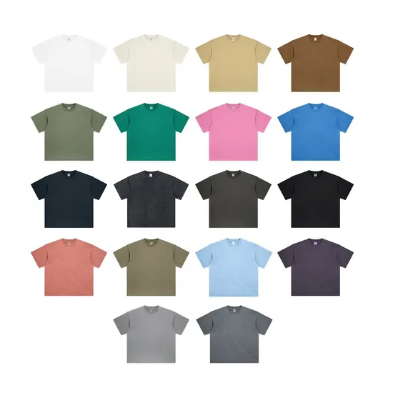 Customized Logo 100 Cotton Fashion Sports Wear Round Neck Unisex Oversized T-Shirt