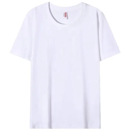 Wholesale Blank Plain T Shirt Custom Your Logo Printing Polyester Cotton Tshirt Printed Plus Size Men′s T-Shirt for Men