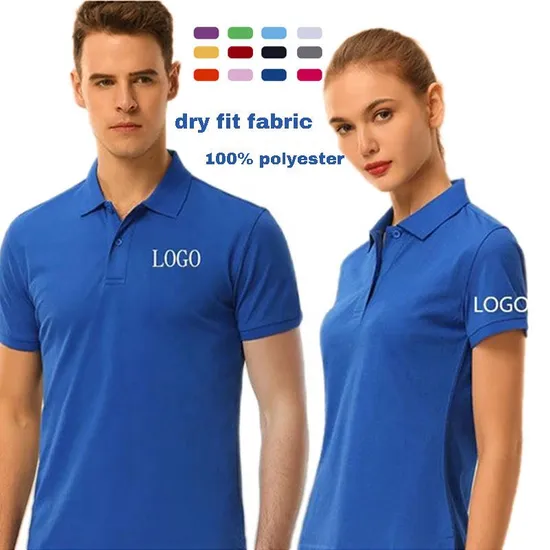 Wholesale Plain Blank Unisex Business Polo Shirt Custom Logo Printing Quick Dry Adults Children Polyester Golf Polo Tee T Shirts