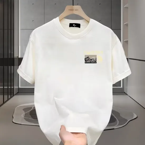 New Fashion Brand Printed Casual Short-Sleeved T-Shirt Cg0037