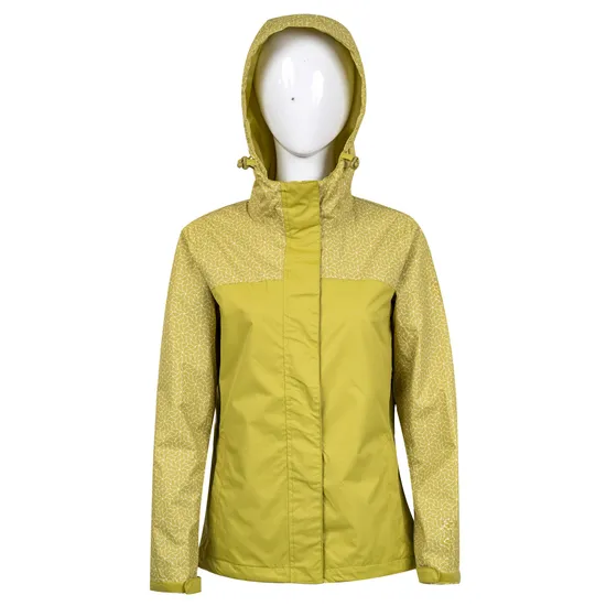 Women Fashion Windbreaker Jacket with New Print Design