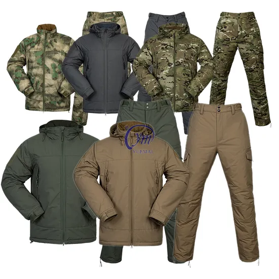 Hiking Winter Warm Waterproof Jacket Pant Military Outdoor Uniform Tactical Jacket for Men