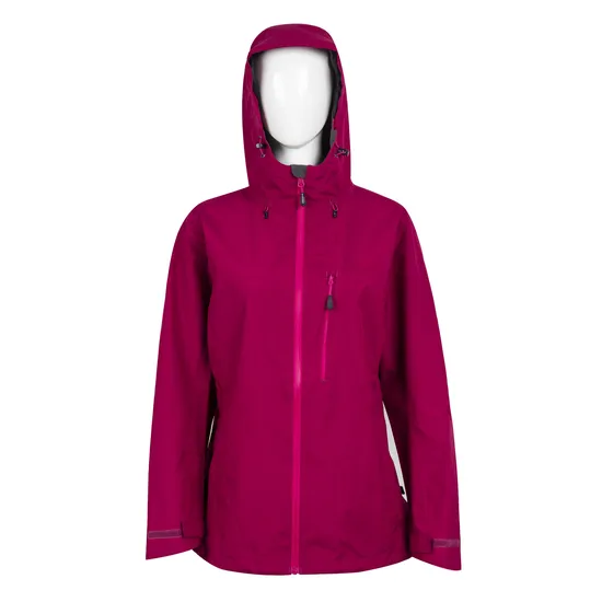 High Performance Women′s Windbreakers Jackets Coats with Shaped Pockets