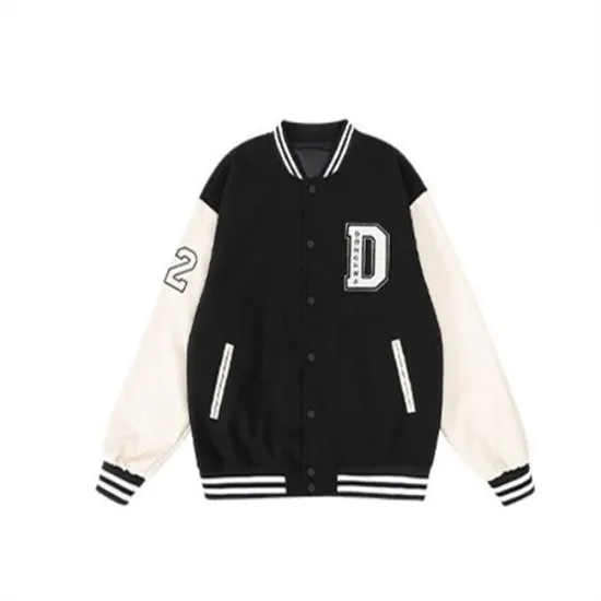Custom Wool Sports Patchwork Men′s Wool Letterman Varsity Jacket