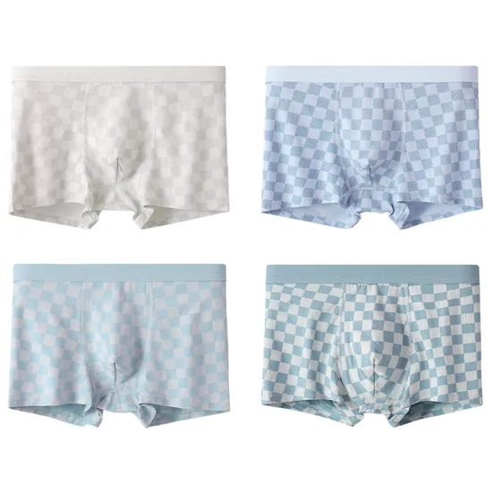 OEM Custom Fashion Style Youth Men Underpants Boxer Brief Trunk Underwear-Set