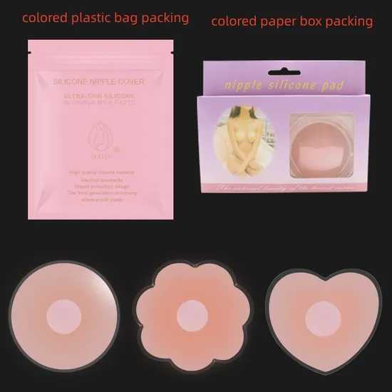 Adhesive Silicone Nipple Pasty 6.5cm Silicone Invisible Nipple Cover