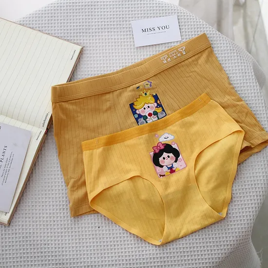 Lovers Cotton Lingerie Underpants Fashion Modal Boxer Sexy Underwear 24