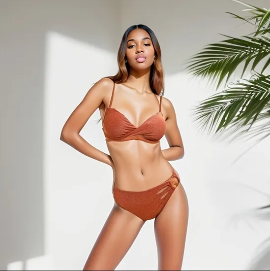 Custom Sexy Bikini Triangle Cup Designer Two Piece Swimwear