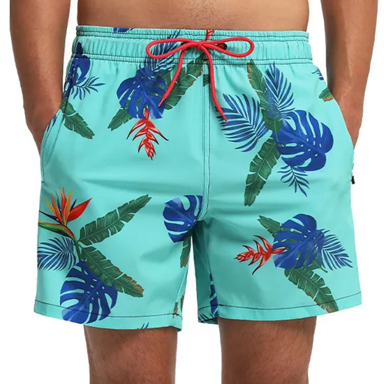 Custom Print Waist 5 Inseam Casual for Men Beachwear Digital Print Sportswear