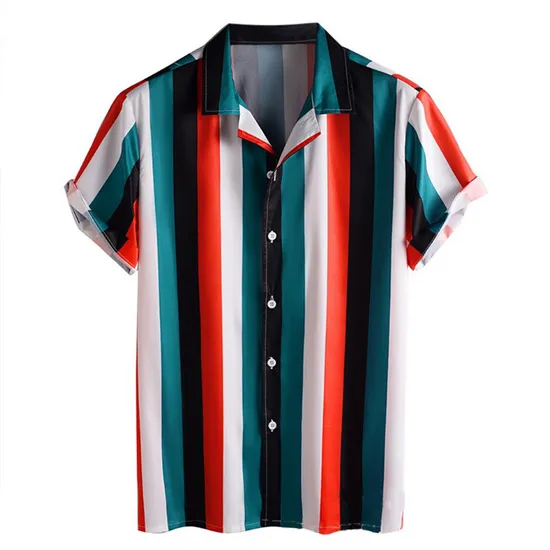 Europe and The United States Men′ssummer Beachwear Shirt Sportswear