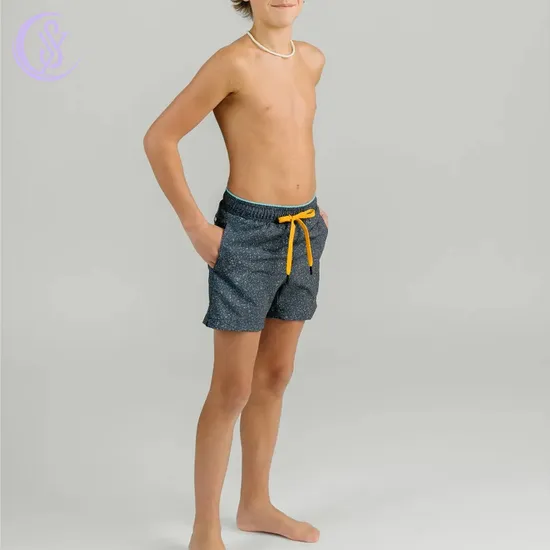 Wholesale Custom Sublimation Printing Boys′ Swim Shorts Beach Surfing Soft Shorts