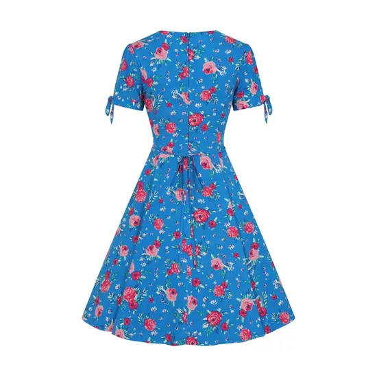 New Dress V-Neck Short Sleeves Summer Clothes Lady Wear