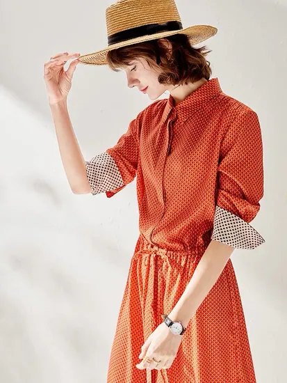 Custom Made Digital Printing Silk Dresses in a Variety of Styles