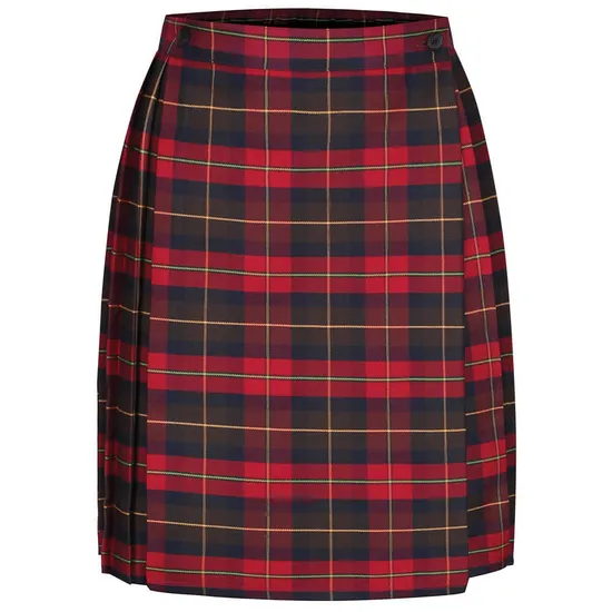 School Uniform Formal Skirt Hip-Covering Skirt Plaid Pleat Skirt