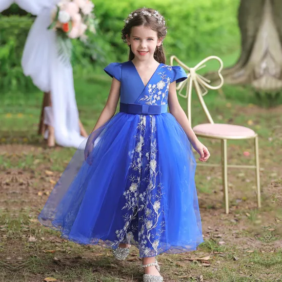 Flower Princess Boutique Dresses for Little Girls Kids Party Kids Christmas Dress