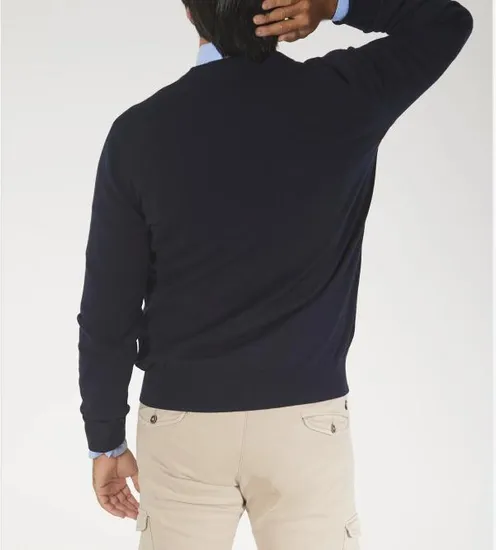 Casual Clothing with Button 100%Cotton Men′ Cardigan Sweaters Long Sleeve