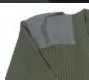 Vertical Stripe Dark Green Sweater