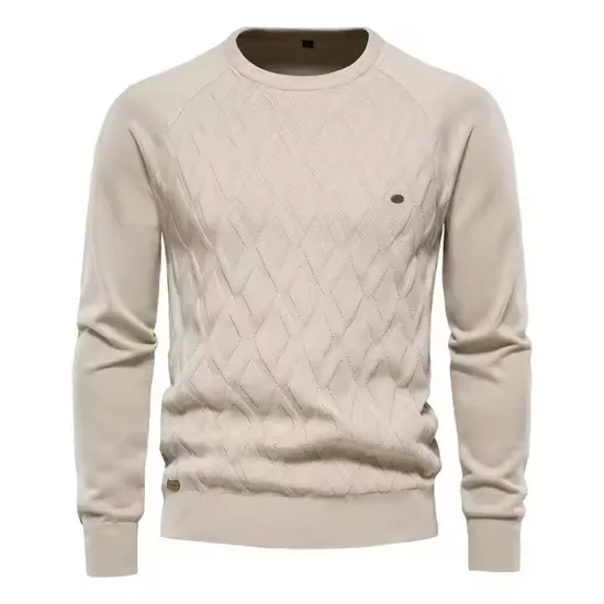 2024 Custom Logo OEM & ODM Winter Knitted Sweater Pullover Men′s Sweaters Knitted Fashion Men Clothes Knit Sweater Men