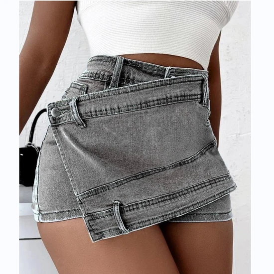 Ladies Plus Size Sexy Jeans Shorts