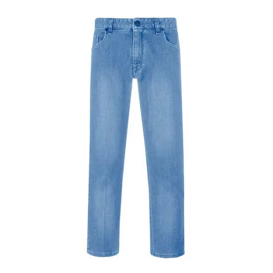 Wholesale Custom Soft Cotton Grey Fashion High Quality Denim Jeans for Men