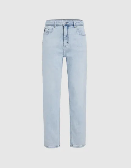 Wholesale Custom Design Pants Men′s Casual Washed Woven Denim Jeans Straight Jeans with Custom Logo Fashion Streetwear