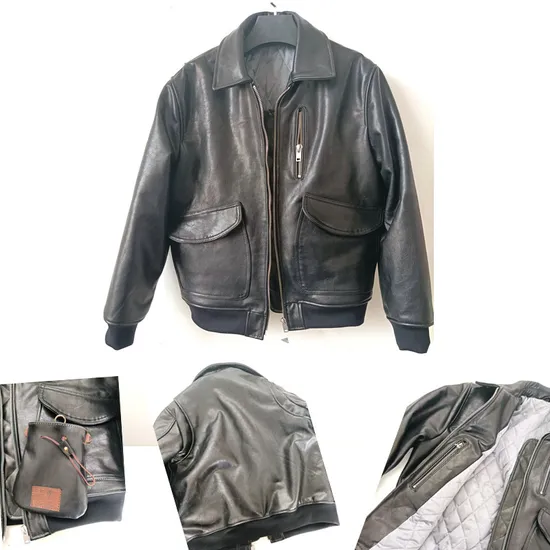 Genuine Leather Down Cotton Padded Jackets Winter Outwear Proofwind Coats
