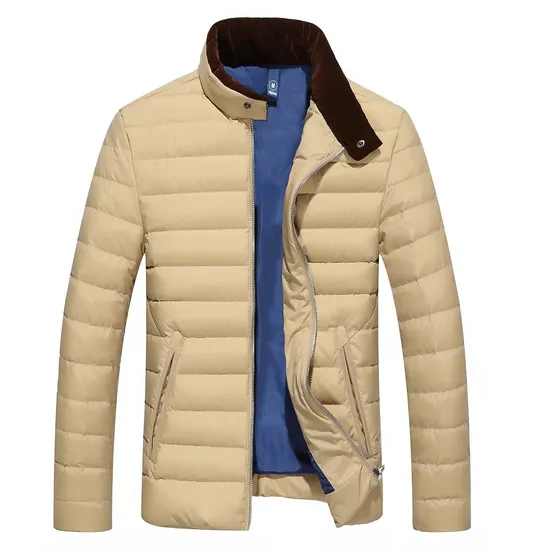 Manufacturers Custom High Quality Hoodless Down Puffer Jacket for Men