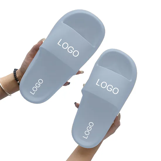 Custom Pool Shower Unisex EVA Slippers Foam Sports Slides Slippers for Men with Logo
