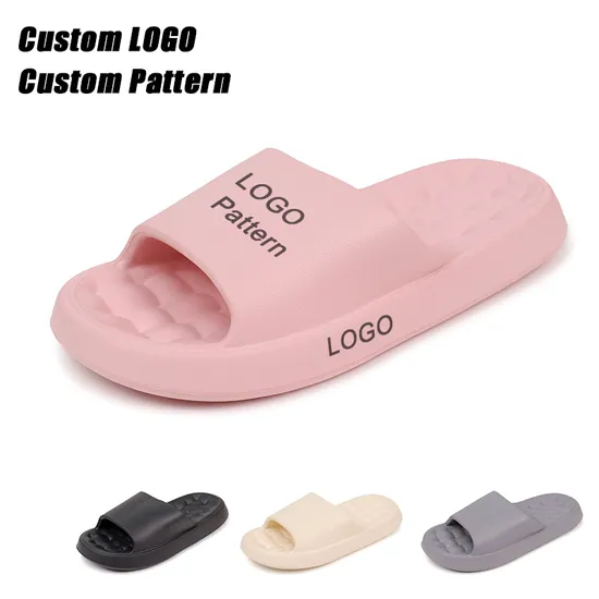 Slides Custom Logo Fashion Platform EVA Slippers Cloud Slides Pillow Slippers
