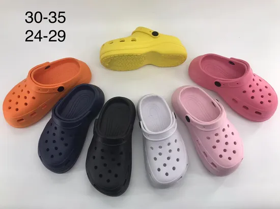 Summer Customized 2023 Children Durable Comfortable Baby with Holey Spring Kid Sandals Shoes EVA Garden Clogs