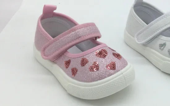 PVC Cloth Kid Shoe Children Shoe Baby Shoe