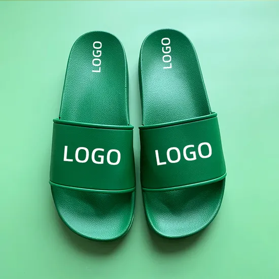 2024 Wholesale High Quality New Popular Famous Ladies Summer Open Toe Slides Slippers Unisex PVC Soft Sole Custom Slides Slippers