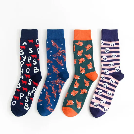 OEM Funny Socks Men′s Comfortable Socks Happy Socks Men Cotton Socks