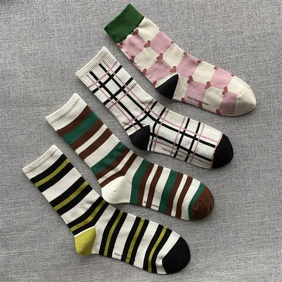 Women Ladies Girls Fashion Colorful Anti-Bacterial Casual Cotton Dress Ankle Socks