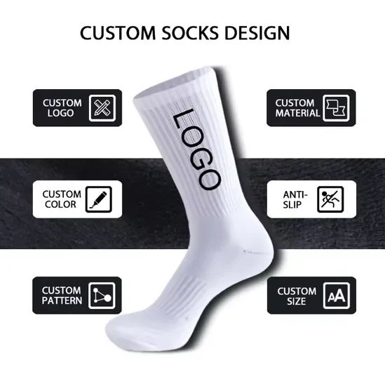 Wholesale Low MOQ Compression Socks High Quality Combed Cotton for Running Socks